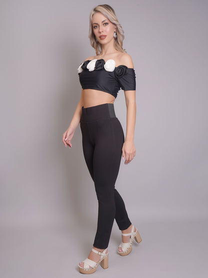 High Waisted Fitted Jeggings