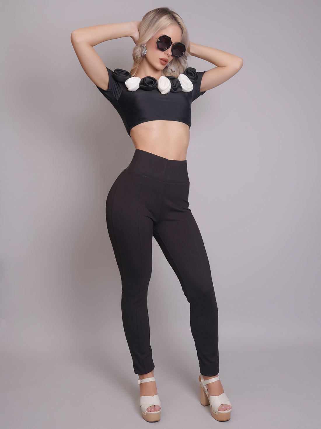 High Waisted Fitted Jeggings