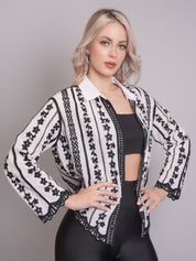 Chain Stitch Embroidered Shirt