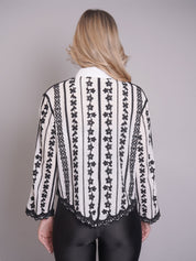 Chain Stitch Embroidered Shirt