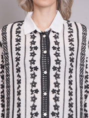 Chain Stitch Embroidered Shirt