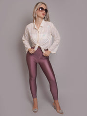 Chain Stitch Embroidered Shirt