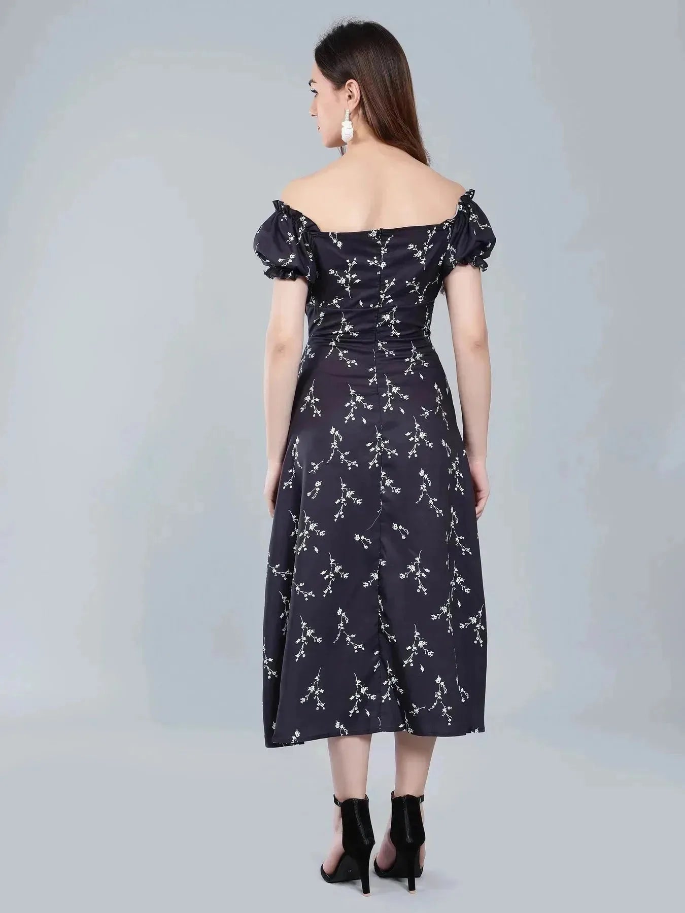 Ditsy Flower Print Dress