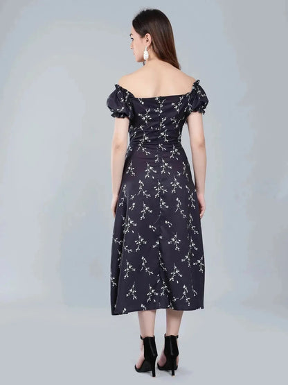 Ditsy Flower Print Dress