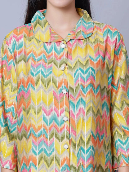 Multicolor Two-Piece Set