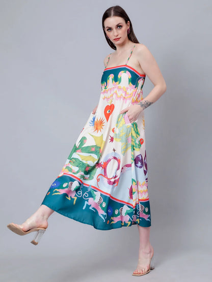 Mystic Animal Printed Sundress