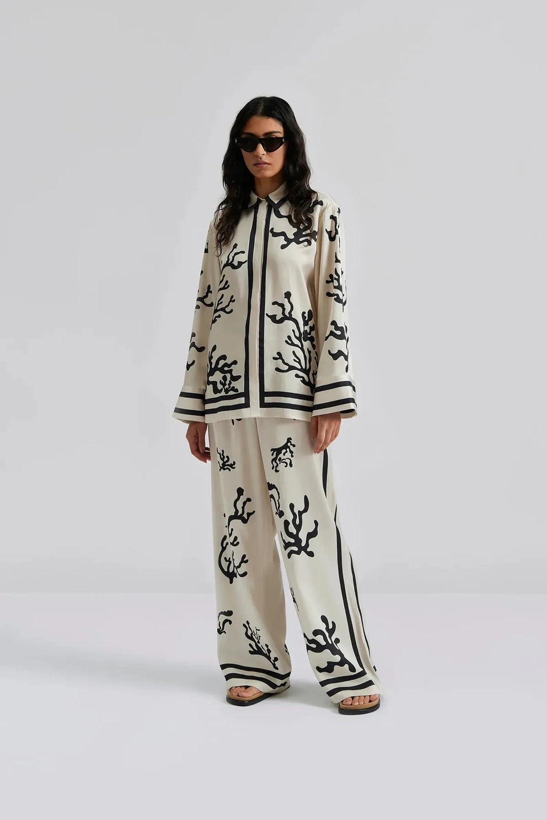 Fashionable Printed Two Piece Set