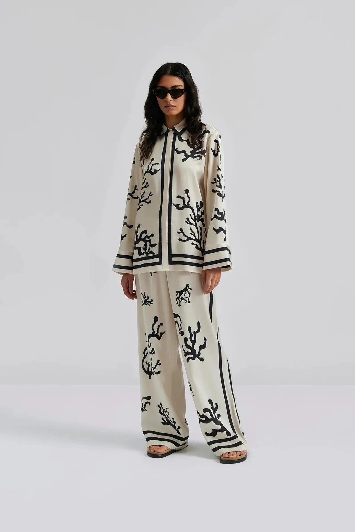 Fashionable Printed Two Piece Set