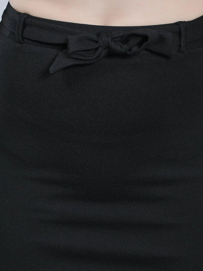 Belted Short Skirt