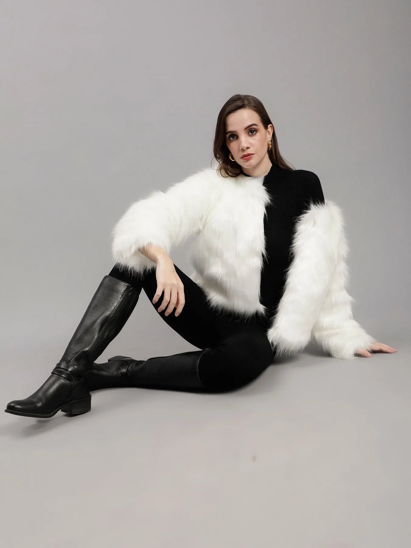 Luxurious Faux Fur Coat