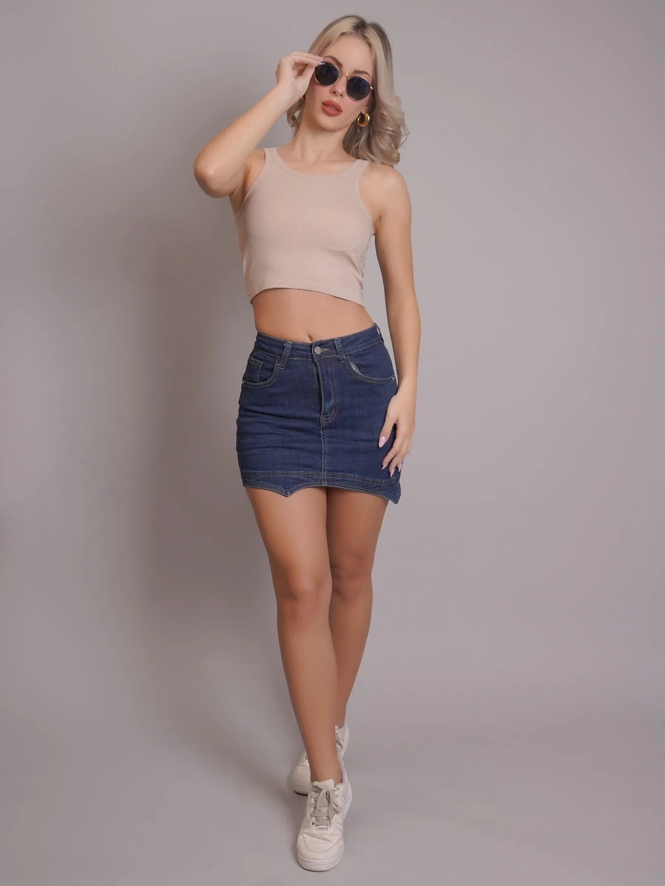Padded Ribbed Crop Top