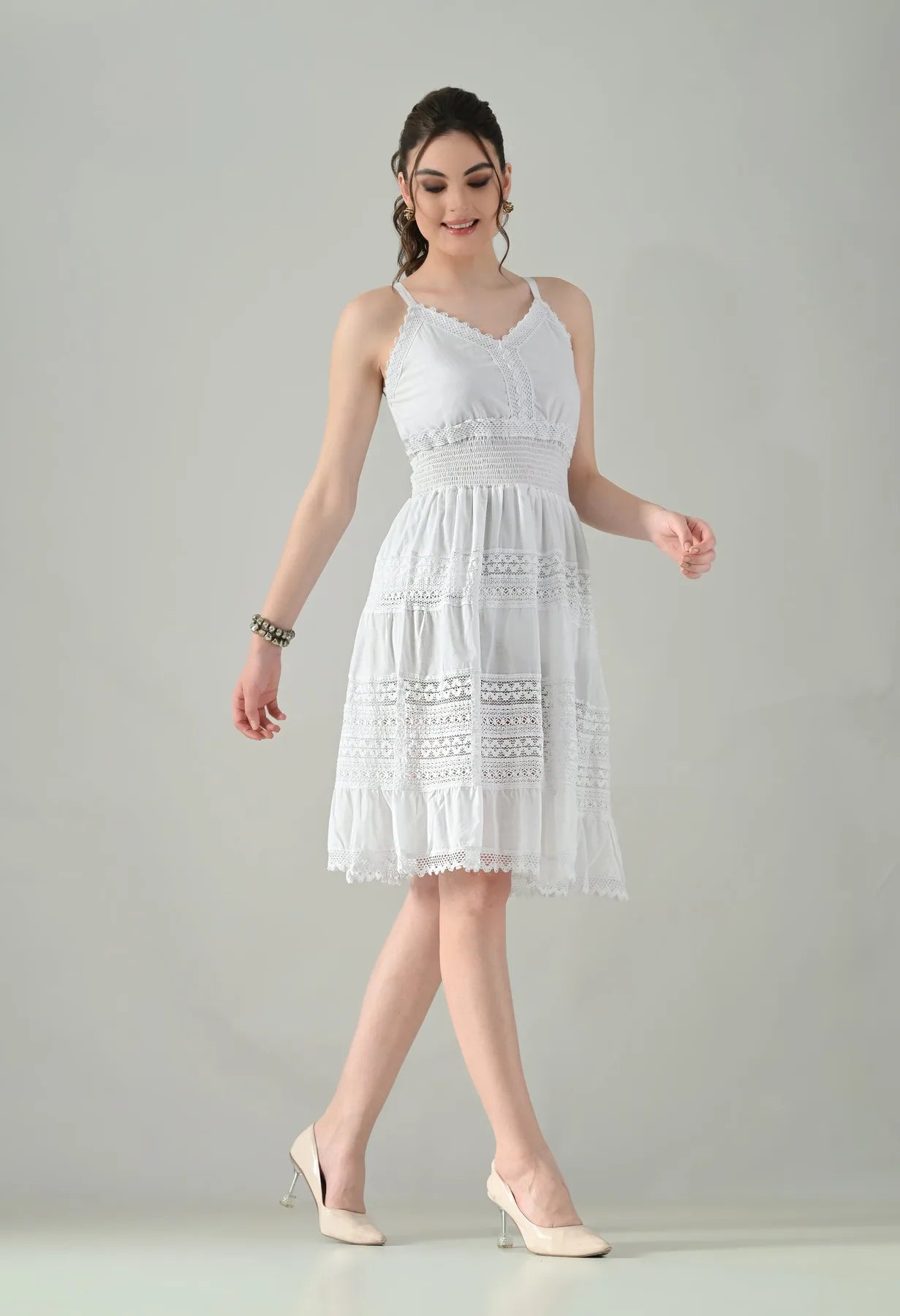 Lace Meadow Cotton Dress