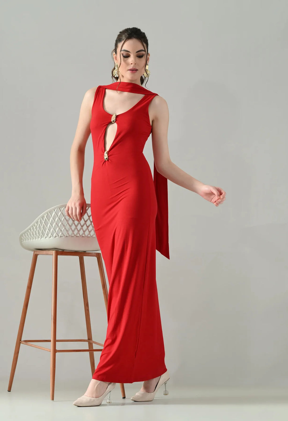 Golden Grace Maxi Dress