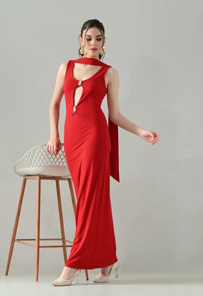 Golden Grace Maxi Dress