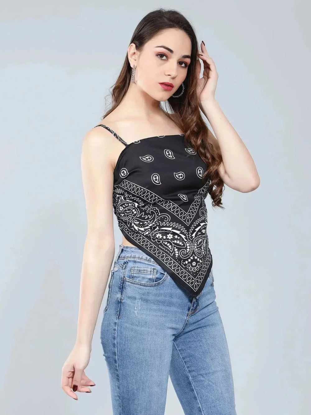 Backless Scarf Top