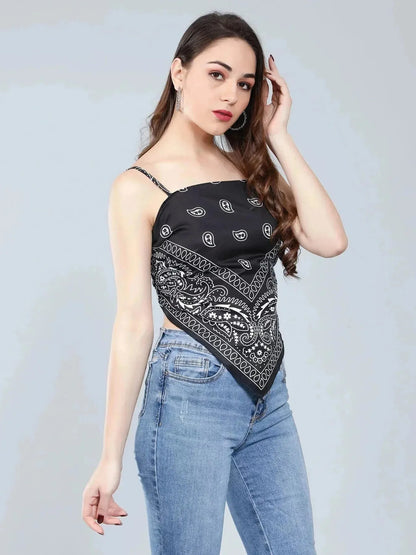 Backless Scarf Top