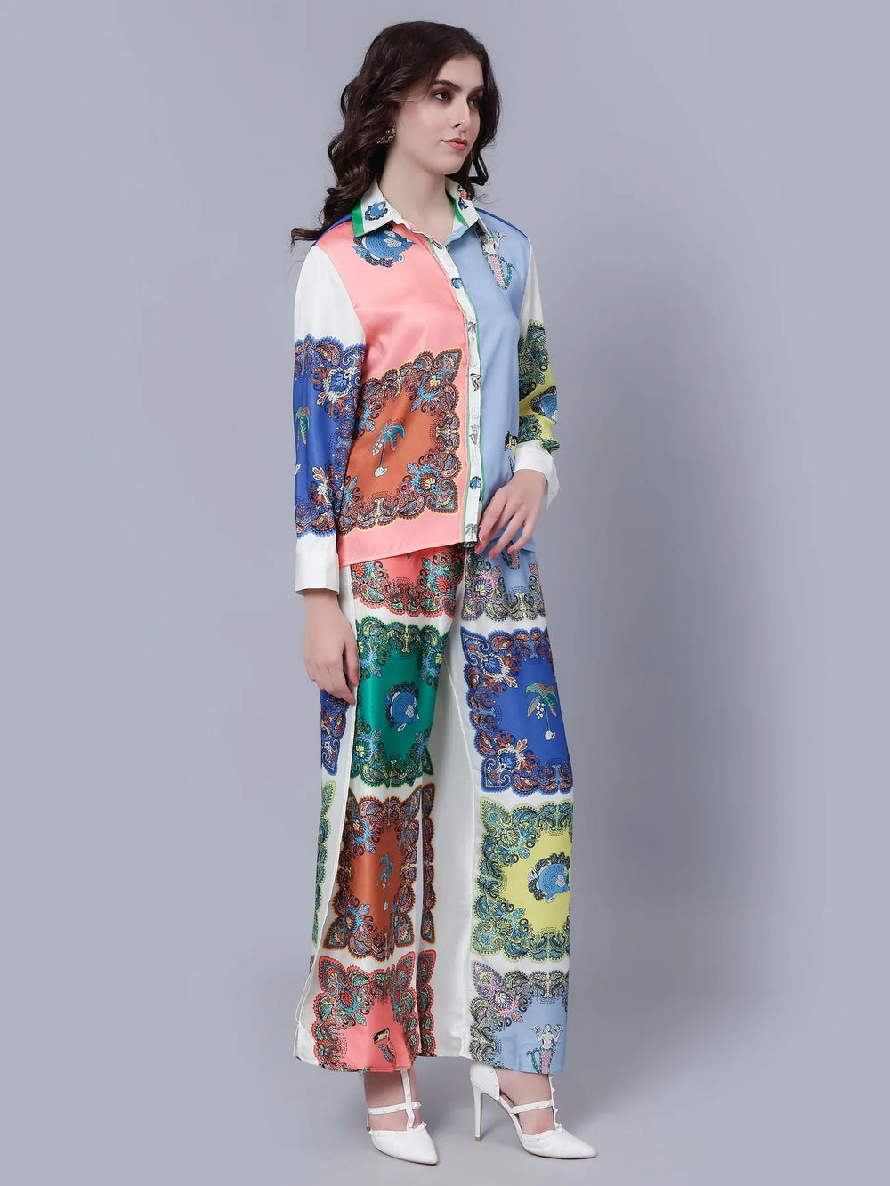 Bohemian Printed Two-Piece Set