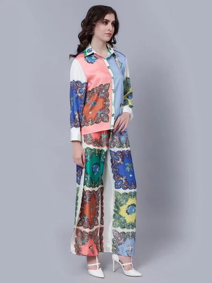 Bohemian Printed Two-Piece Set