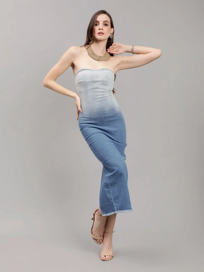 Hot Tube Denim Dress