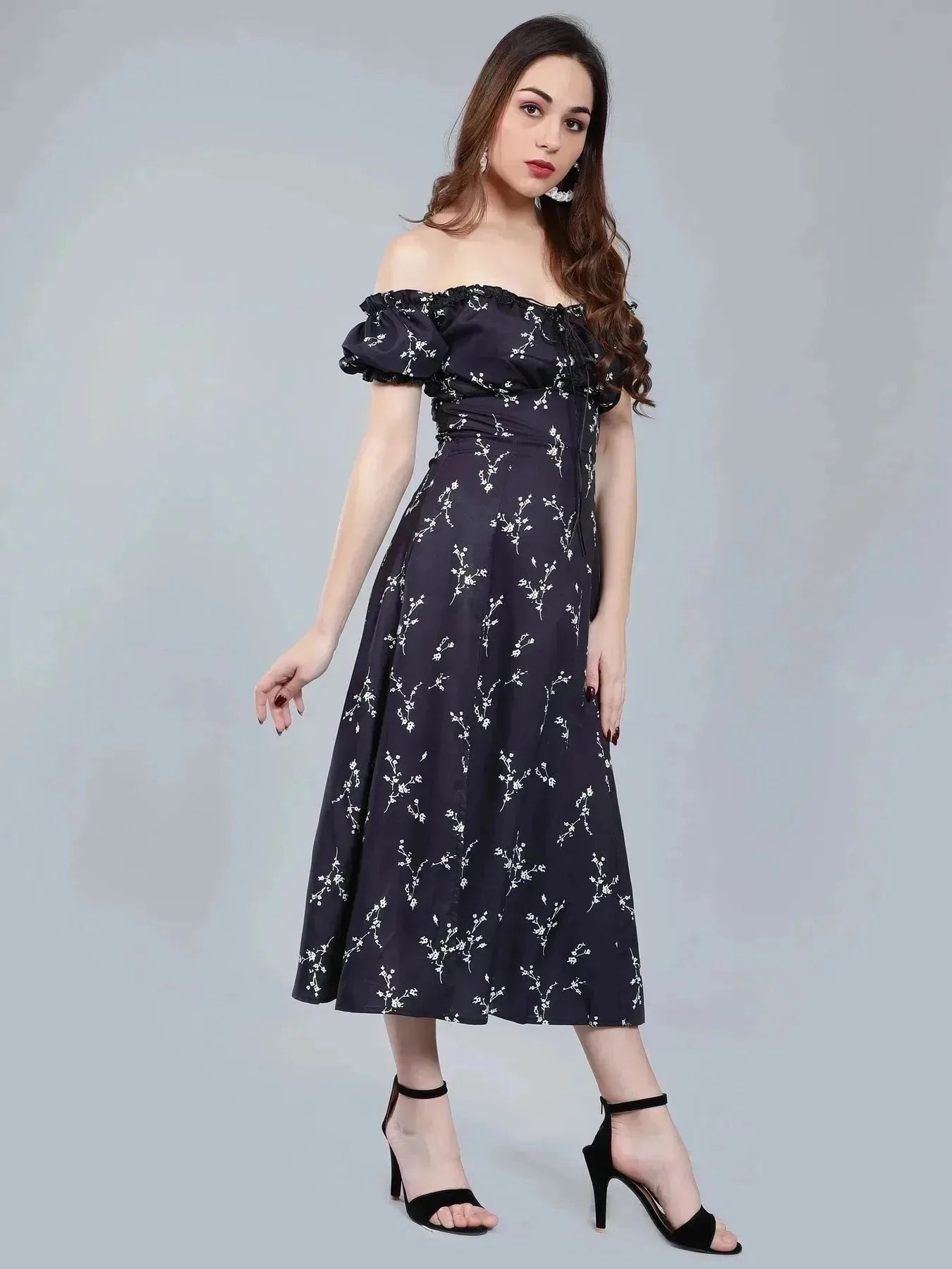 Ditsy Flower Print Dress