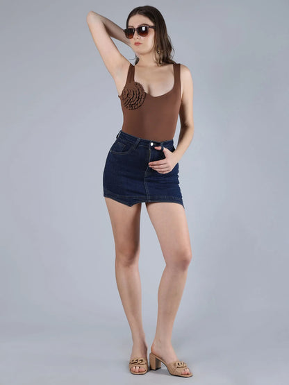 Flower Accent Bodysuit