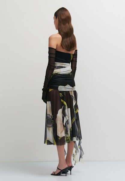 Tube Mesh Tulle Dress