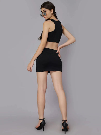 Sexy Hollow Out Two Piece Set
