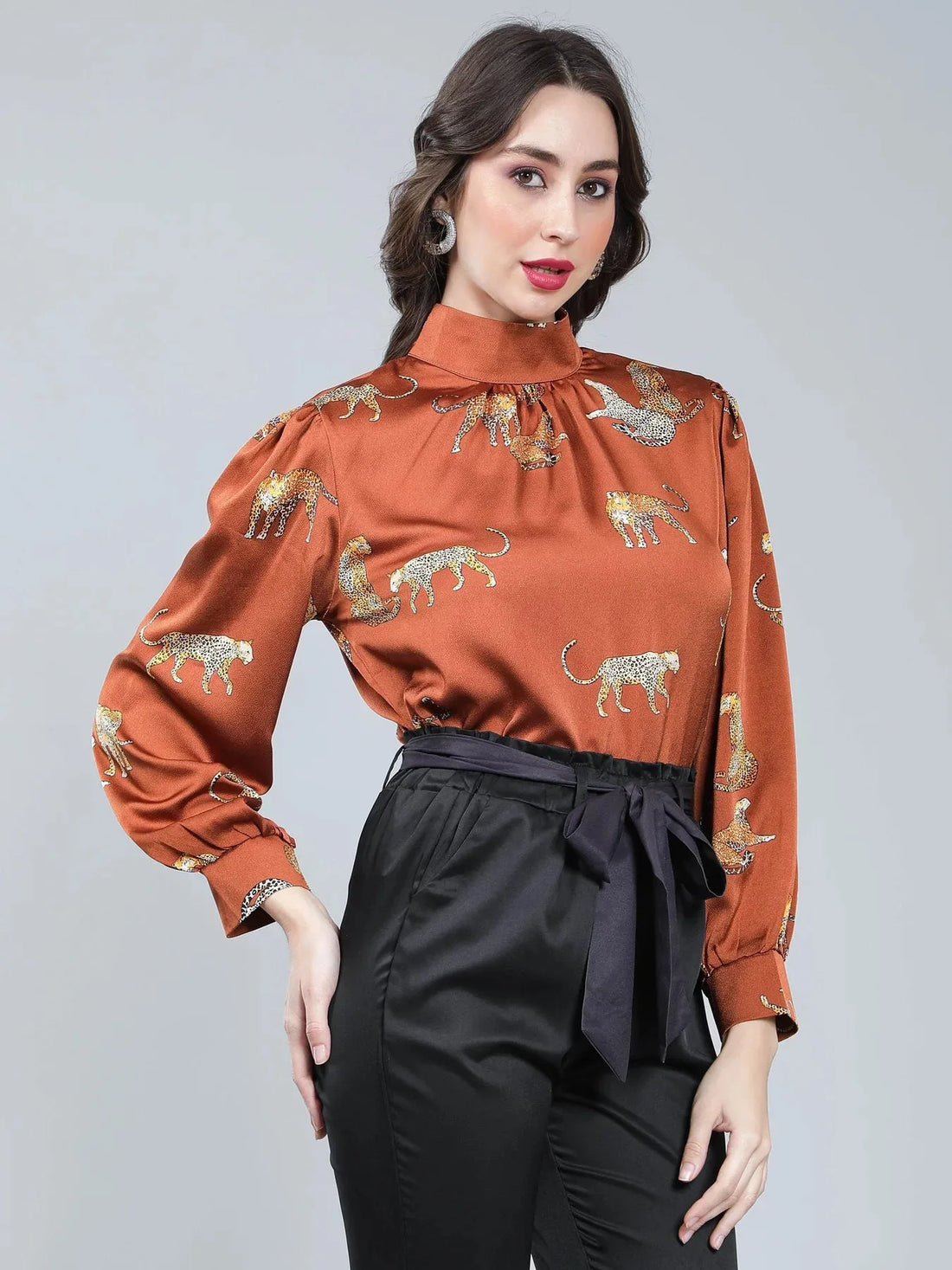 Leopards Print Blouse
