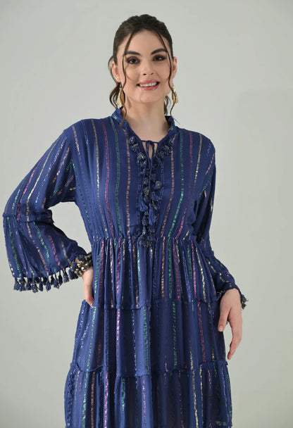 Lurex Charm Short Dress