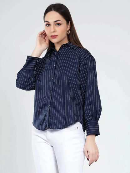 Pin Stripe Formal Shirt