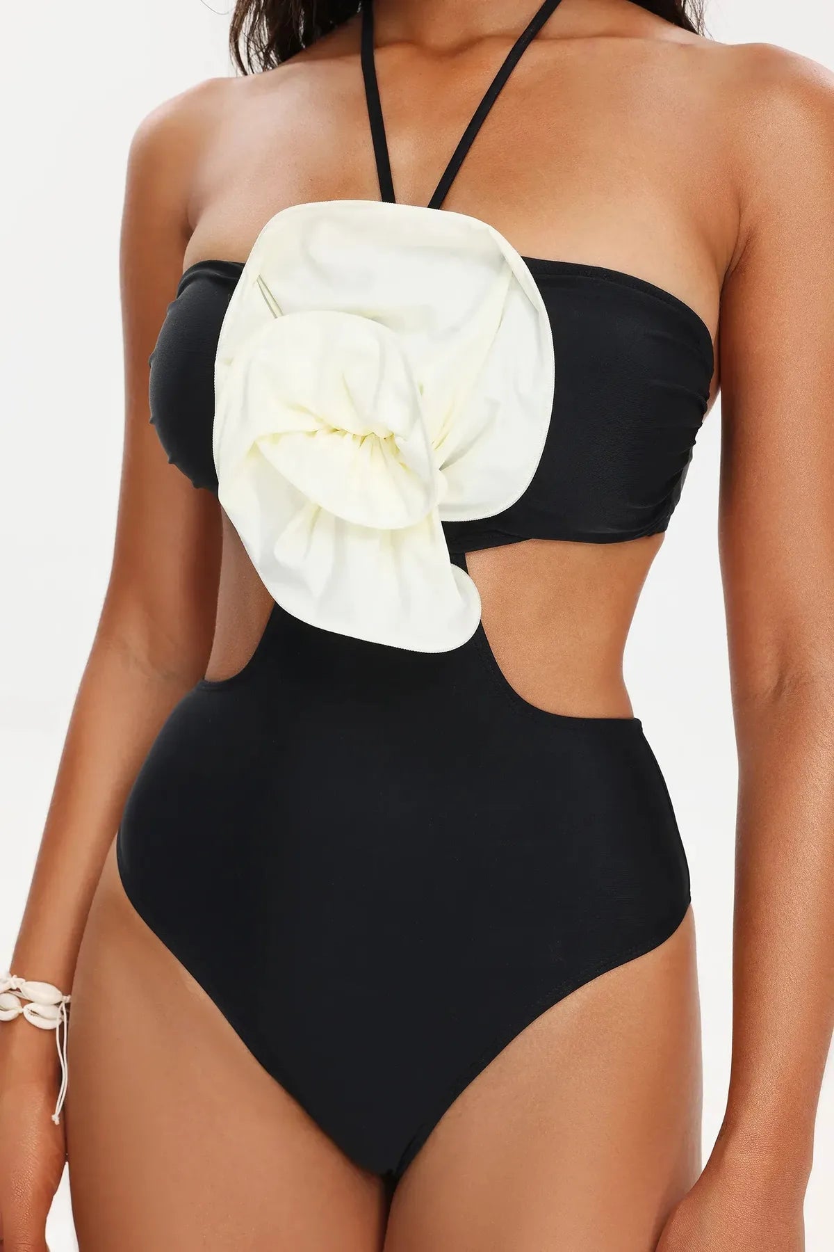 Flower Halter Monokini