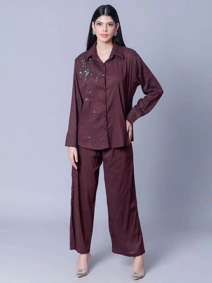 Hand Embroidery Two-Piece Set