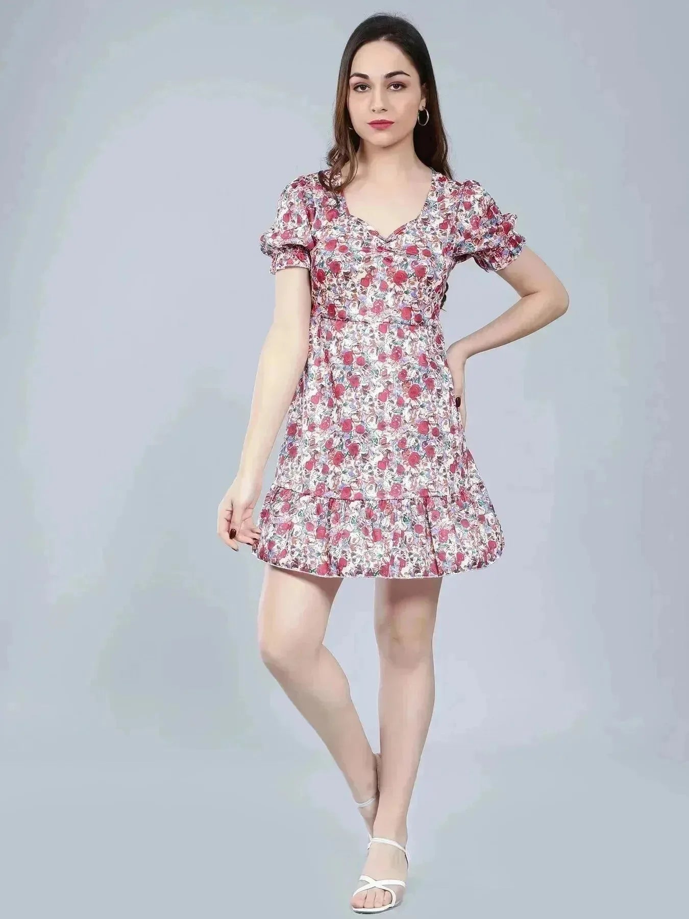 Floral A-Line Dress