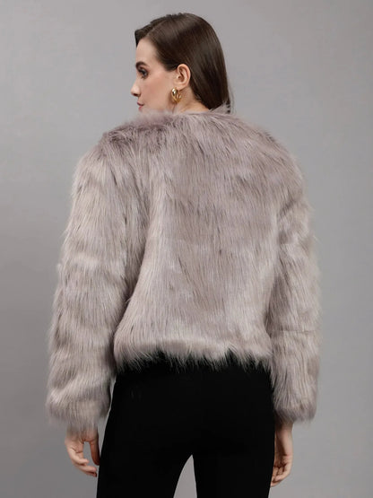Luxurious Faux Fur Coat