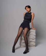 Sheer Black Stockings