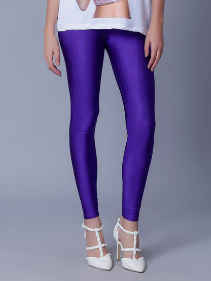 Skinny Fit Shiny Leggings