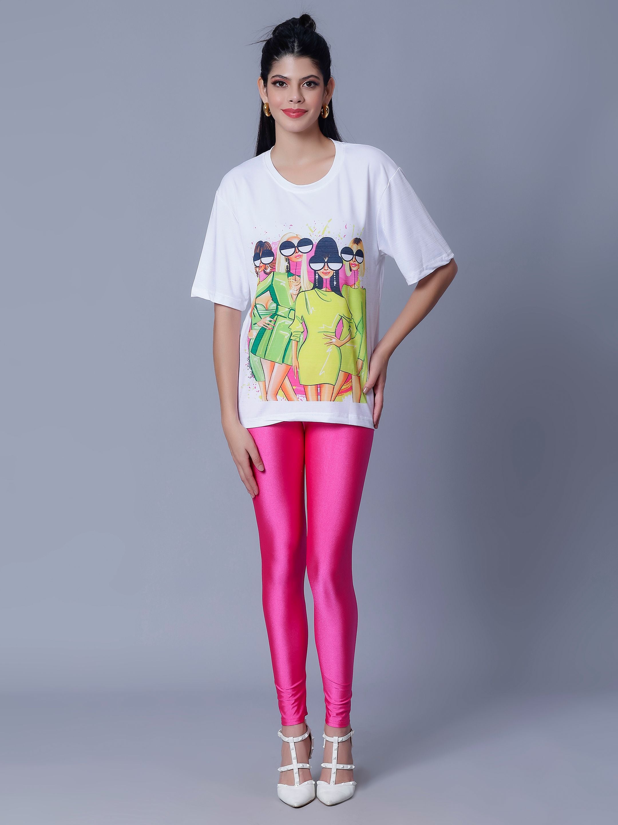 Skinny Fit Shiny Leggings