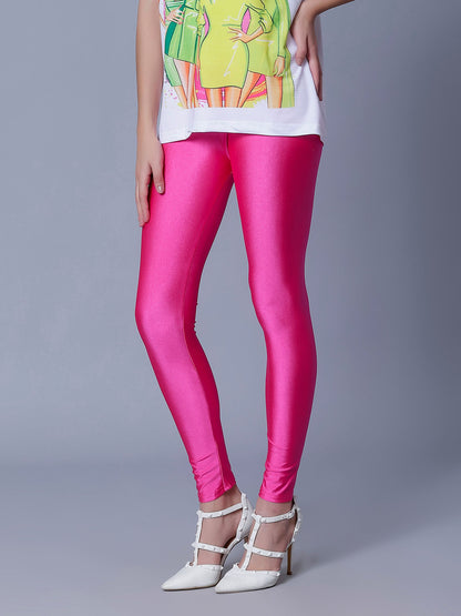 Skinny Fit Shiny Leggings