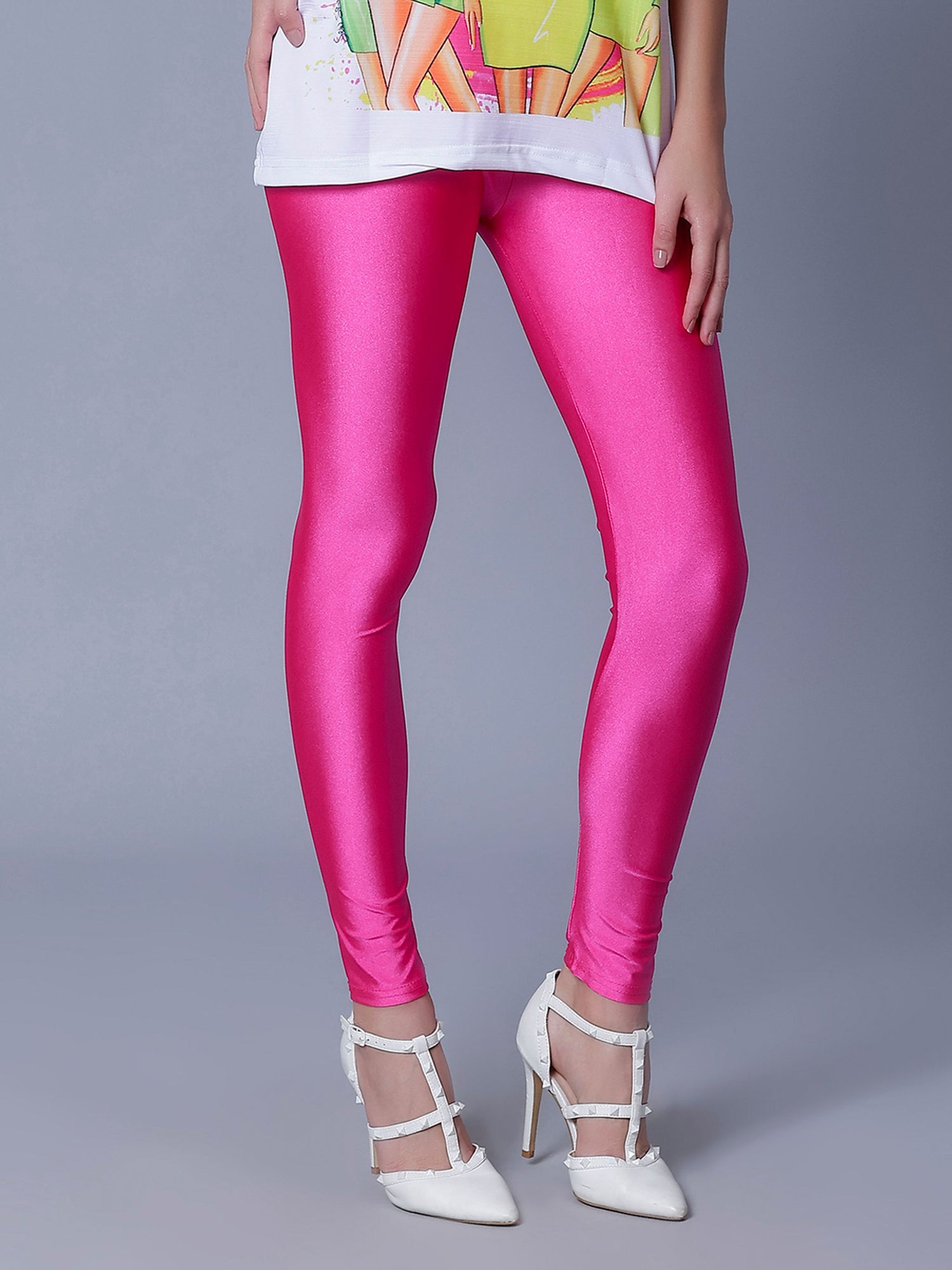 Skinny Fit Shiny Leggings