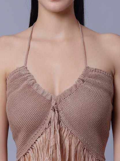Sexy Crochet Two Piece Set