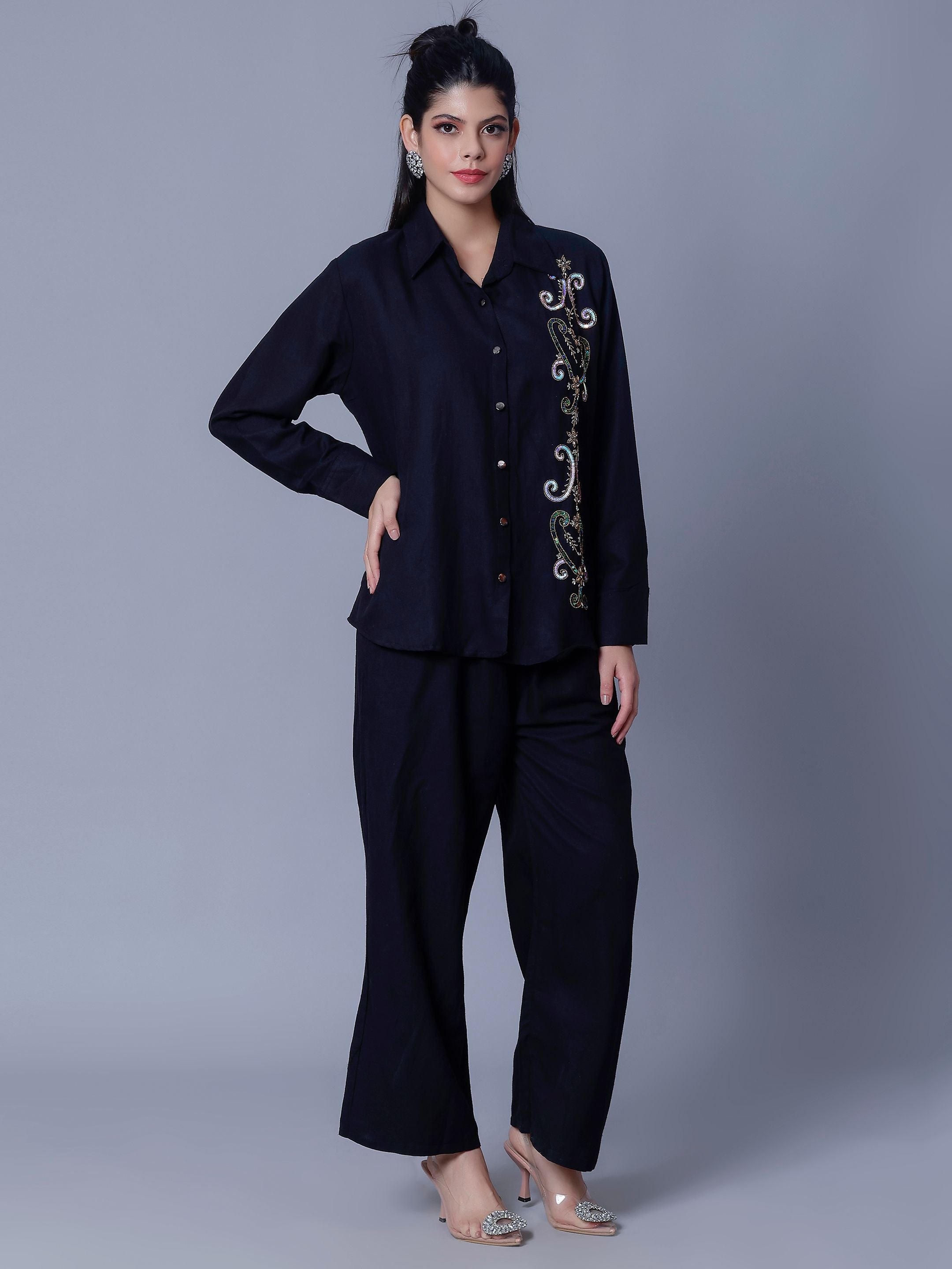 Hand Embroidery Two-Piece Set