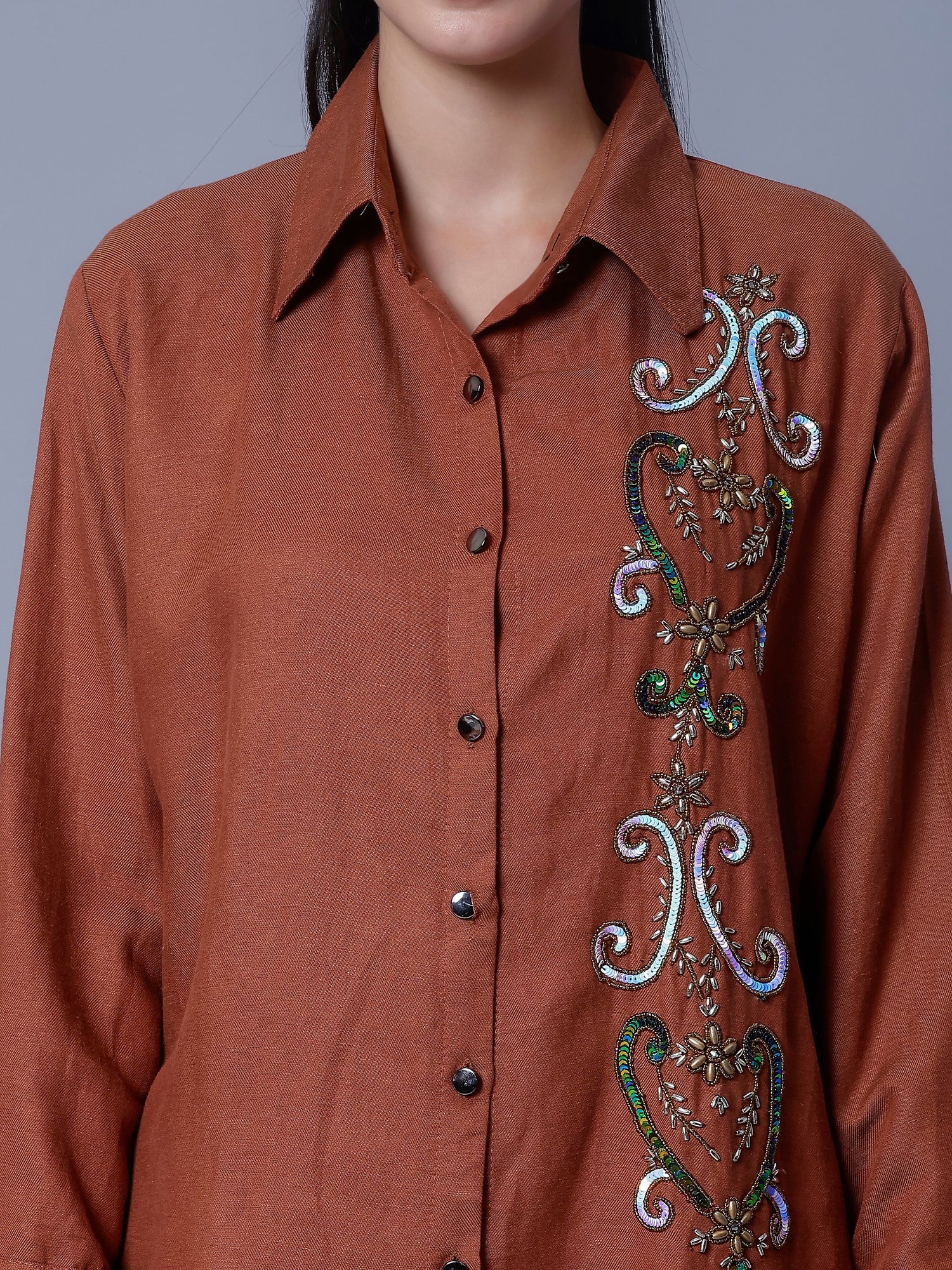 Hand Embroidery Two-Piece Set