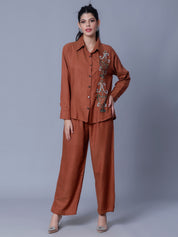 Hand Embroidery Two-Piece Set