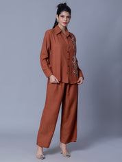 Hand Embroidery Two-Piece Set