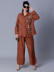 Hand Embroidery Two-Piece Set