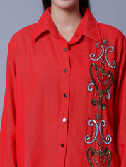 Hand Embroidery Two-Piece Set