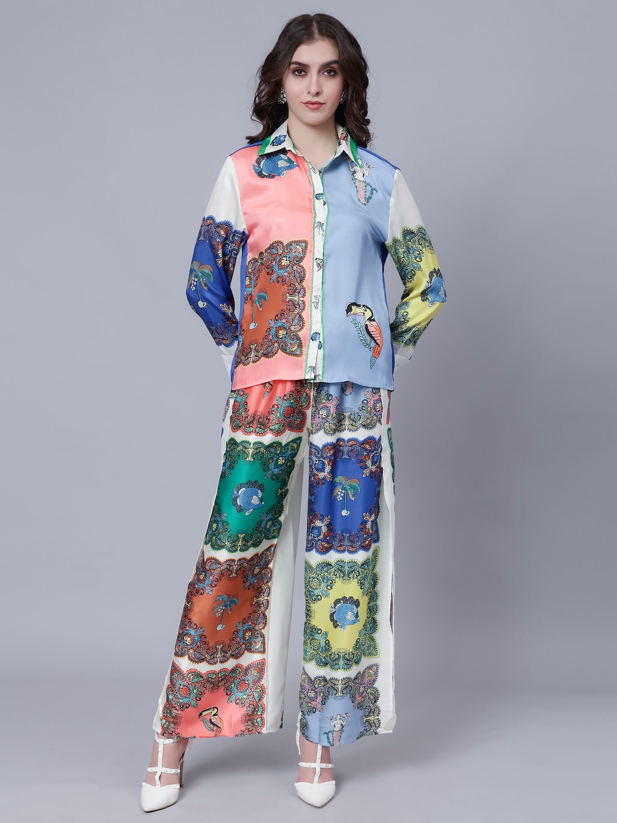 Bohemian Printed Two-Piece Set
