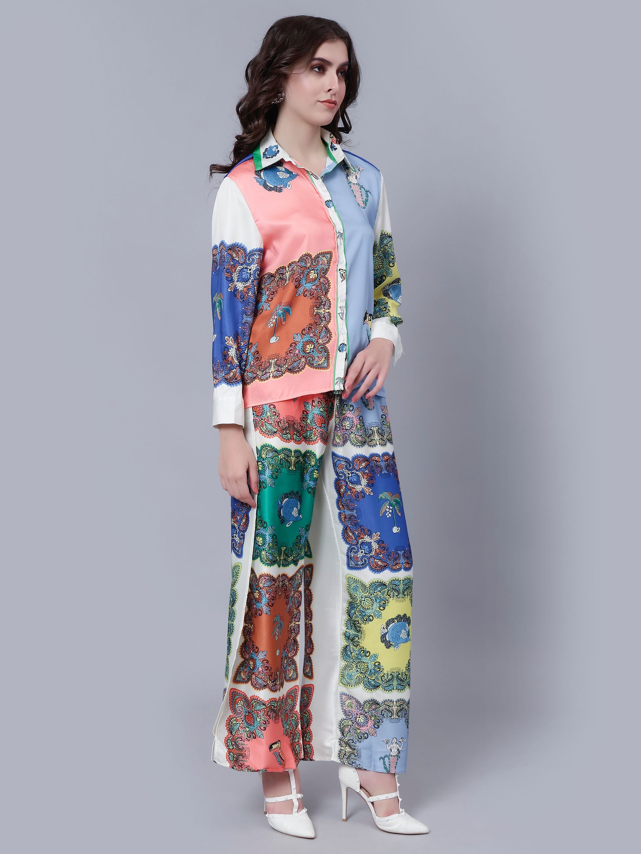 Bohemian Printed Two-Piece Set