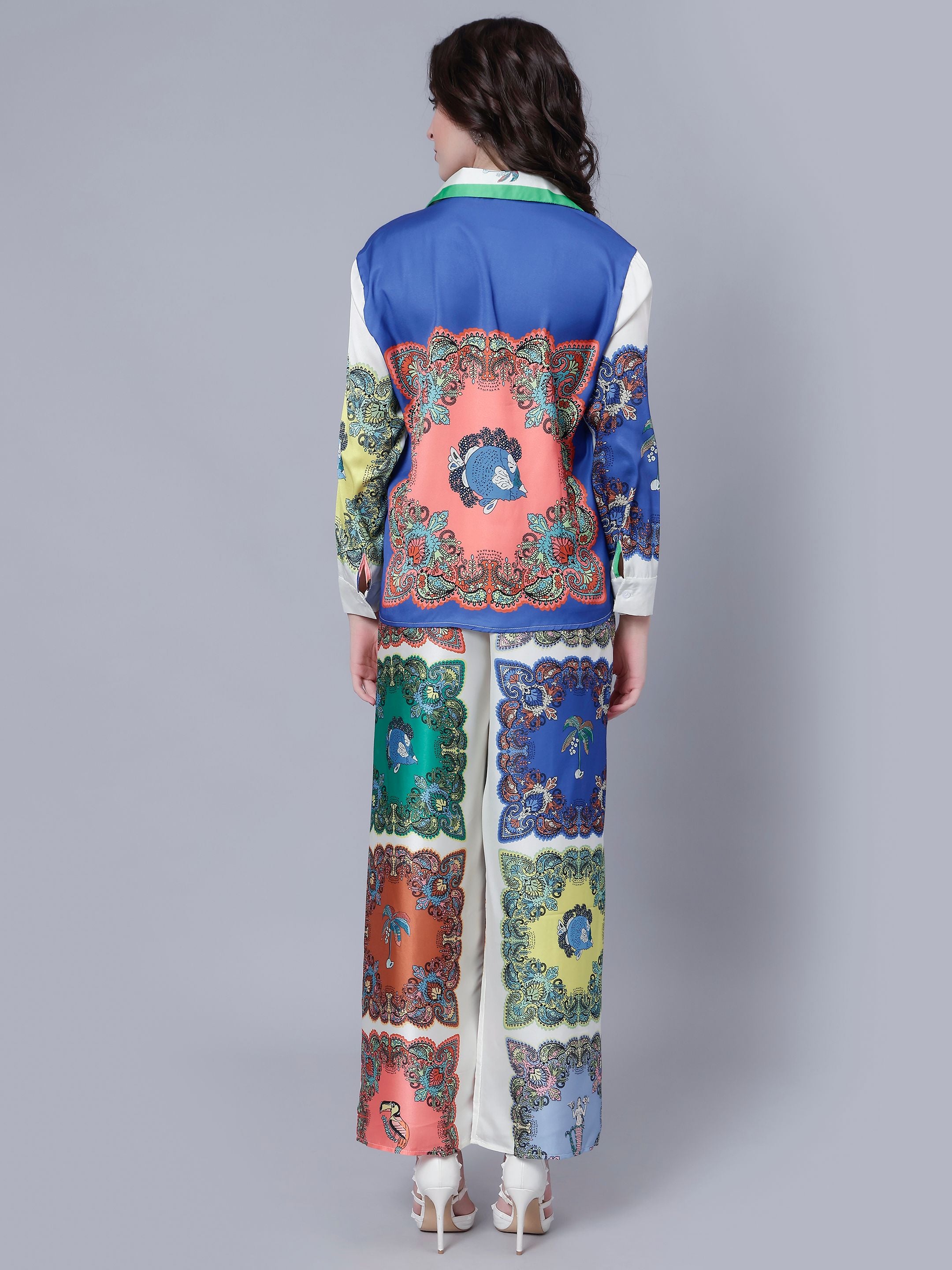 Bohemian Printed Two-Piece Set