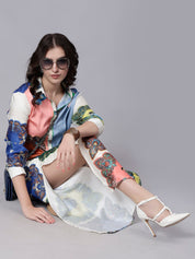 Bohemian Printed Two-Piece Set